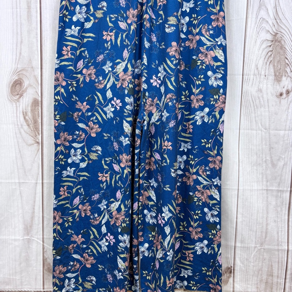 Anrabess Jumpsuit Boho Loose Casual Summer Style Loose Fit Relaxed Blue Size XL - Picture 7 of 16